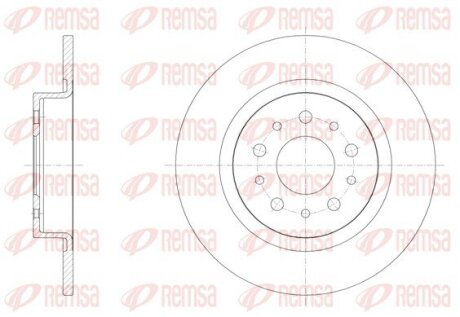 Диск гальмівний REMSA 61558.00