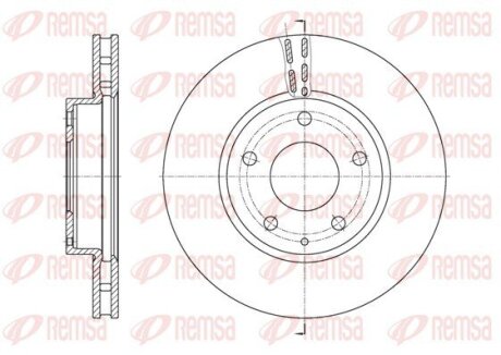 Диск тормозной REMSA 61573.10