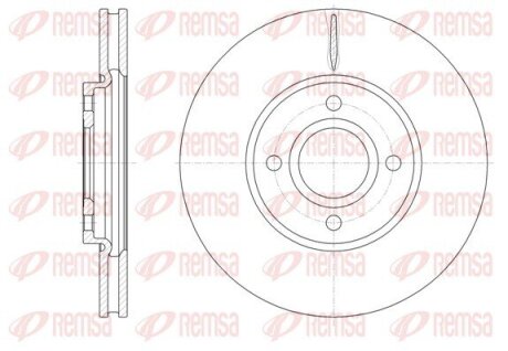 Диск гальмівний REMSA 61601.10