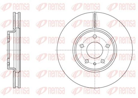 Диск тормозной REMSA 61605.10