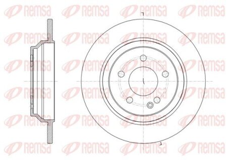 Диск гальмівний REMSA 61616.00