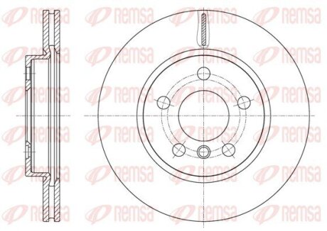 Диск гальмівний REMSA 61617.10