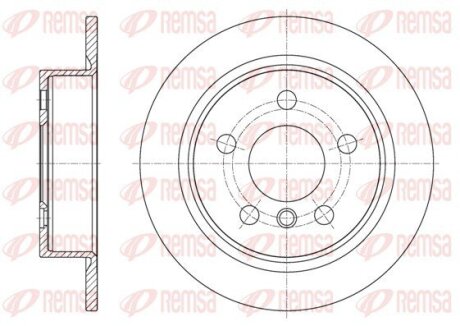 Диск гальмівний REMSA 61618.00