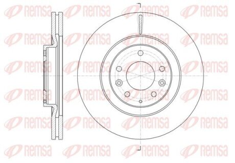 Диск гальмівний REMSA 61638.10