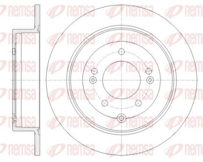 Диск гальмівний REMSA 61779.00