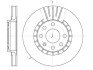 Диск гальмівний DAEWOO LANOS R14 передн., вент. REMSA 6178.10 (фото 1)