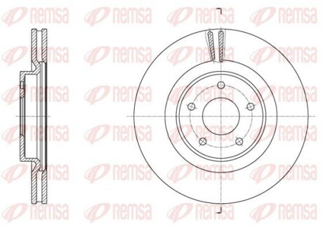 Диск гальмівний REMSA 61790.10