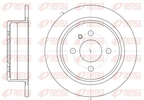 Диск гальмівний REMSA 6197.00