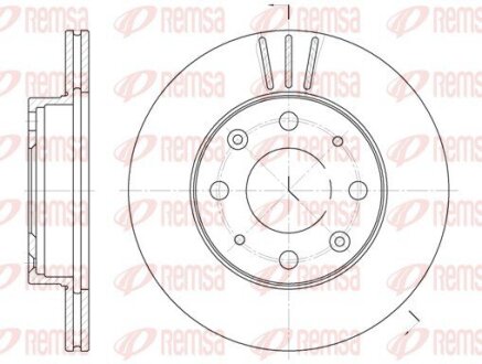 Диск тормозной REMSA 6368.10