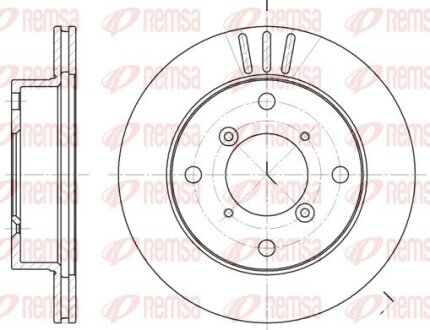 Диск гальмівний REMSA 6399.10