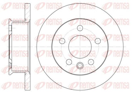 Диск гальмівний VW T4 передн. REMSA 6414.00