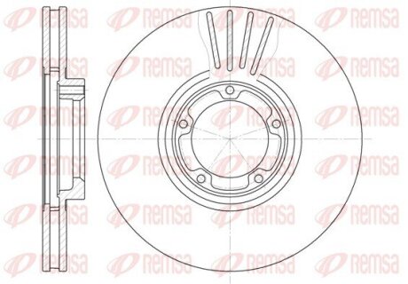 Диск тормозной REMSA 6519.10