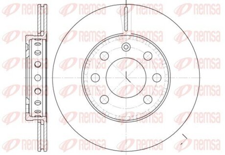 Диск гальмівний REMSA 6595.00