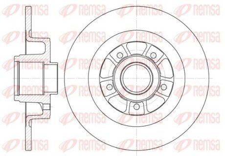 Диск гальмівний REMSA 6613.00