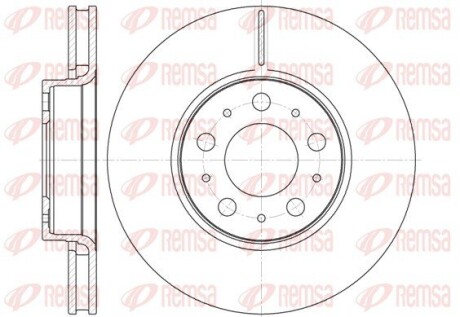 Диск тормозной VOLVO S60, S70, S80 передн. (выр-во) REMSA 6619.10