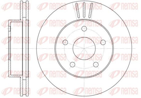 Диск гальмівний JEEP GRAND CHEROKEE II передн. REMSA 6626.10