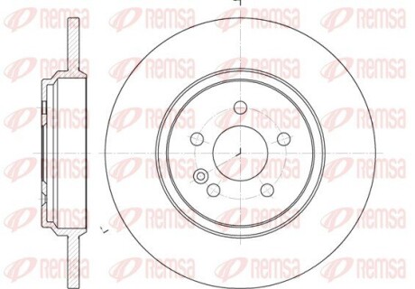 Диск гальмівний MB M-CLASS задн. REMSA 6631.00