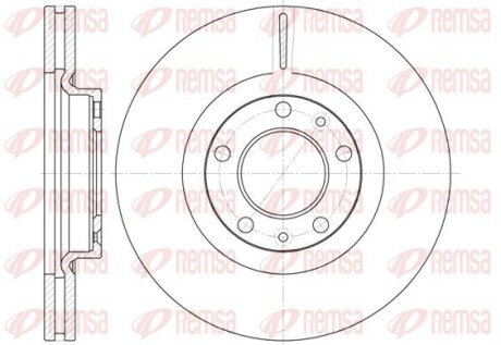 Диск гальмівний REMSA 6693.10