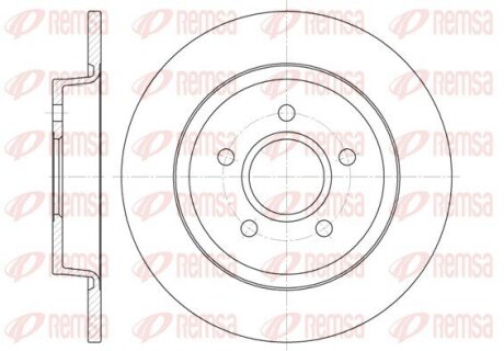 Диск гальмівний REMSA 6712.00