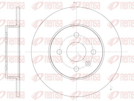 Диск гальмівний REMSA 6789.00