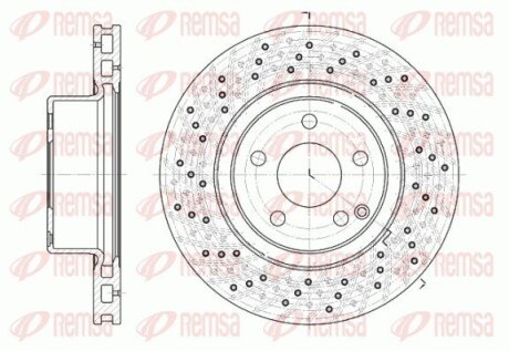 Диск гальмівний REMSA 6817.10
