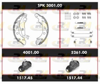 Гальмівний комплект ROADHOUSE SPK 3001.00