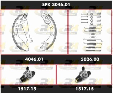 Гальмівний комплект ROADHOUSE SPK 3046.01