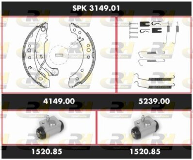 Тормозной комплект ROADHOUSE SPK 3149.01