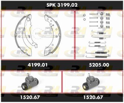 Гальмівний комплект ROADHOUSE SPK 3199.02