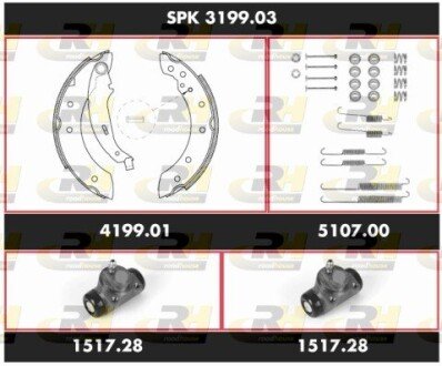 Гальмівний комплект ROADHOUSE SPK 3199.03