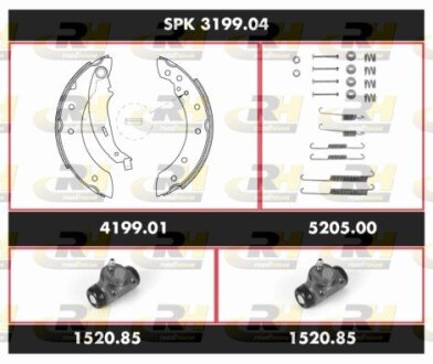 Гальмівний комплект ROADHOUSE SPK 3199.04