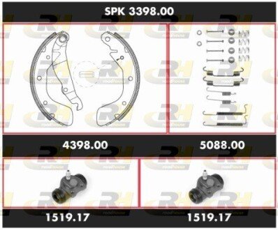 Гальмівний комплект ROADHOUSE SPK 3398.00