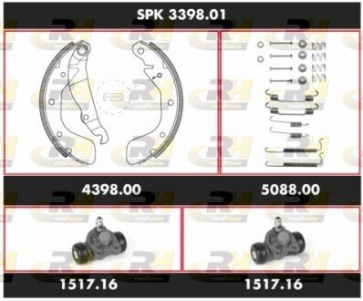 Гальмівний комплект ROADHOUSE SPK 3398.01