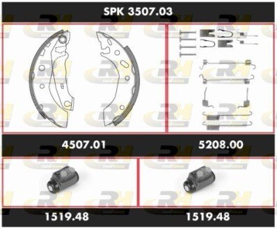 Гальмівний комплект ROADHOUSE SPK 3507.03