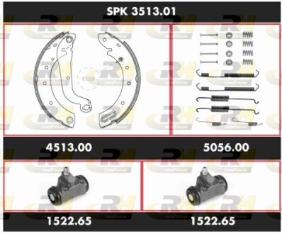 Гальмівний комплект ROADHOUSE SPK 3513.01