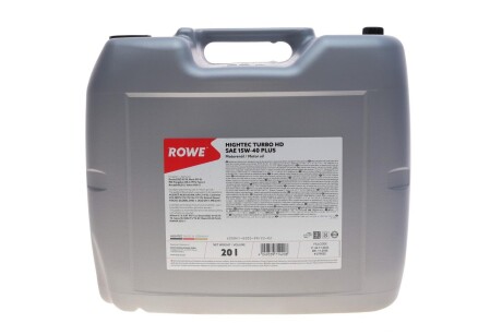 Олива моторна HIGHTEC TURBO HD SAE 15W-40 PLUS (20 L) ROWE 20041-0200-99 (фото 1)