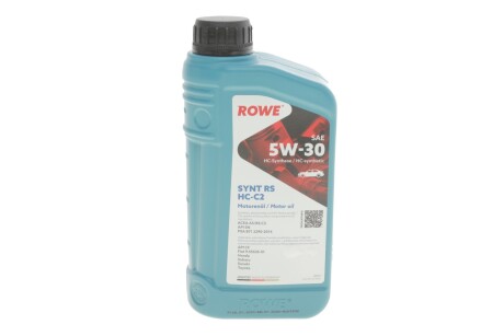 Олива моторна HIGHTEC SYNT RS SAE 5W-30 HC-C2 (1 L) ROWE 20113-0010-99