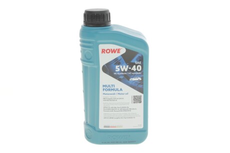 Олива моторна HIGHTEC MULTI FORMULA SAE 5W-40 (1 L) ROWE 20138-0010-99