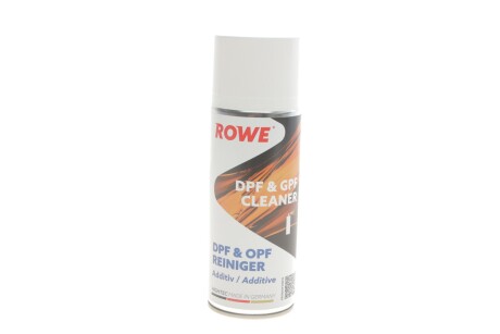 Засіб для очищення сажових фільтрів HIGHTEC DPF & GPF CLEANER / DPF & OPF REINIGER (0,4 L) ROWE 22015-0004-99