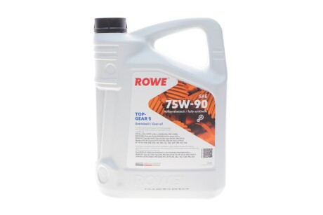 Масло трансмиссионное HIGHTEC TOPGEAR SAE 75W-90 S (5 L) ROWE 25002-0050-99