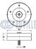 90x8x25 Ролик паска приводного Audi A4, A5, Q5 2.0TFSI 08- RUVILLE 542021 (фото 2)