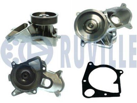 Водяна помпа BMW 3 E90, 5 E60, X5 E70, X6 E71 2.0d/2.5d/3.0d 01.04- 6PK RUVILLE 561248S