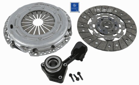 Комплект зчеплення FORD C-MAX, FOCUS II, MAZDA 3, VOLVO 1.6, 03-13 SACHS 3000 990 221 (фото 1)