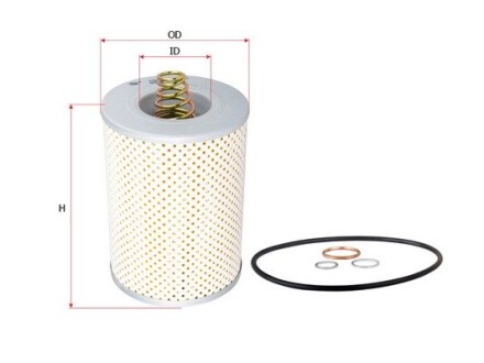 Фильтр масляный MERCEDES вставка* SAKURA O5303