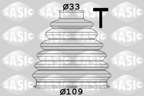 Комплект пильовика приводного вала SASIC 1900004