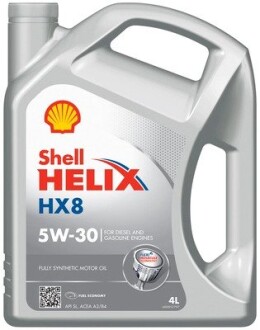 Олива моторна Helix HX8 SAE 5W-30 (Каністра 4л) SHELL 550052835 (фото 1)