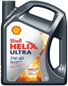 Олива моторна Helix Ultra SAE 5W-40 (Каністра 5л) SHELL 550052838 (фото 1)