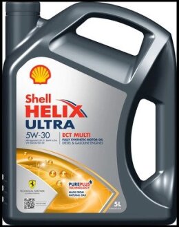 Олива двигуна 5L Helix Ultra ECT Multi 5W-30 (BMW LL-04, VW 504.00/507.00, MB229.52) SHELL 550058158