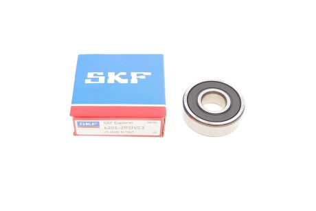 Подшипник шариковый (12X32X10) (выр-во) SKF 6201-2RSH/C3