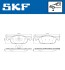 Колодки гальмівні дискові (комплект 4 шт) SKF VKBP 80020 (фото 4)